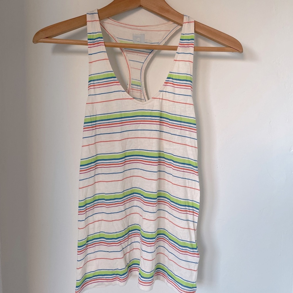 Urban Outfitters BDG white with green stripe tank top, size XS